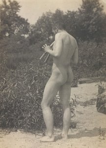 Thomas Eakins, Nude, Playing Pipes, n. 1883.