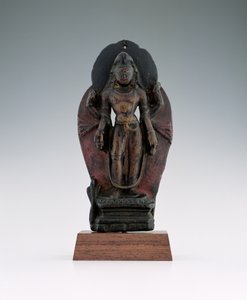 Jatamukuta Lokesvara, 1000-1200 (puu & pigmentti)