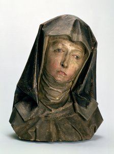 Pyhän Annan pää, 1500-10 (maalattu puu)