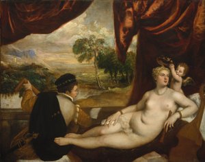Venus ja huilunsoittaja, n.1565-70