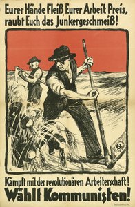 Kommunistisen vaalijuliste KPD, noin 1931