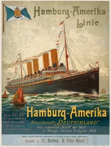 Hampuri-Amerikan linja. Saksa, Hampuri, 1899