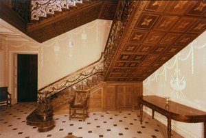 Portaikko, Claydon House, Buckinghamshire, 1700-luvun puoliväli