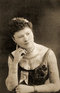Muotokuva tatuoidusta naisesta, n. 1905