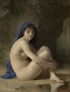 Istuva alastonkuva, 1884