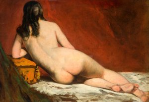 Alastontutkimus makuuasennosta, 1849.