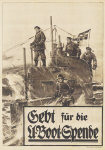 Anna Sukellusvenelahjoitus. Juliste, 1917