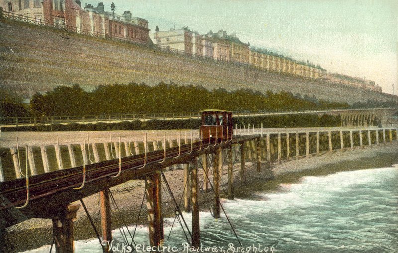 Volks Electric Railway, Brighton (värikuva) tekijältä (after) English photographer