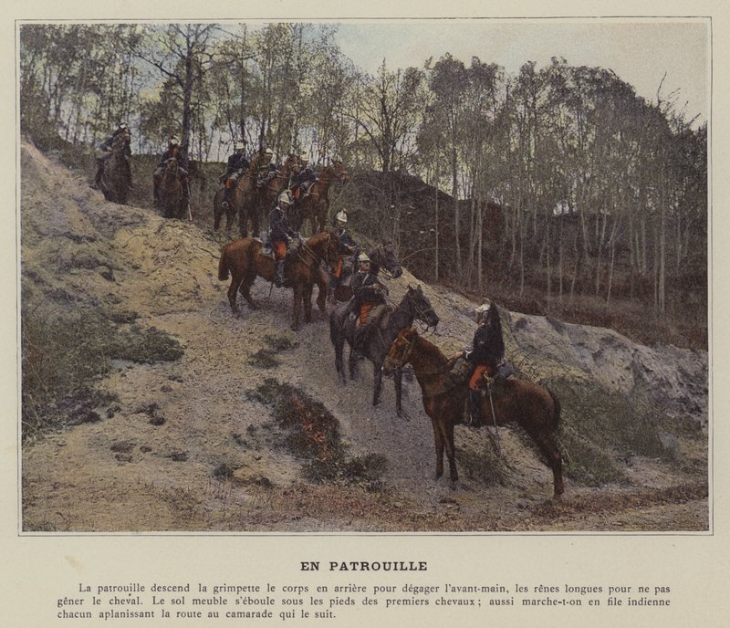 On Patrol (värillinen kuva) tekijältä (after) French Photographer