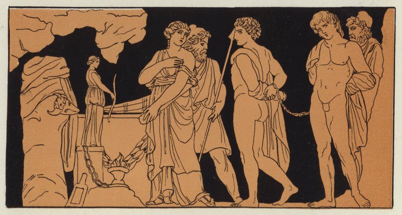 Orestes ja Pylades tuotiin Iphigeniaan tekijältä English School