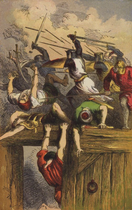 Jerusalemin piiritys, Godfrey of Bouillon tekijältä English School