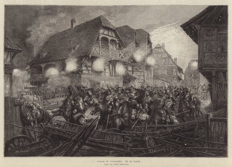 A Charge of Cuirassiers, Pariisin näyttelystä tekijältä French School