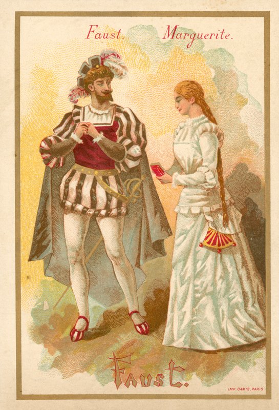 Faust ja Marguerite, Charles Gounodin oopperasta Faust tekijältä French School