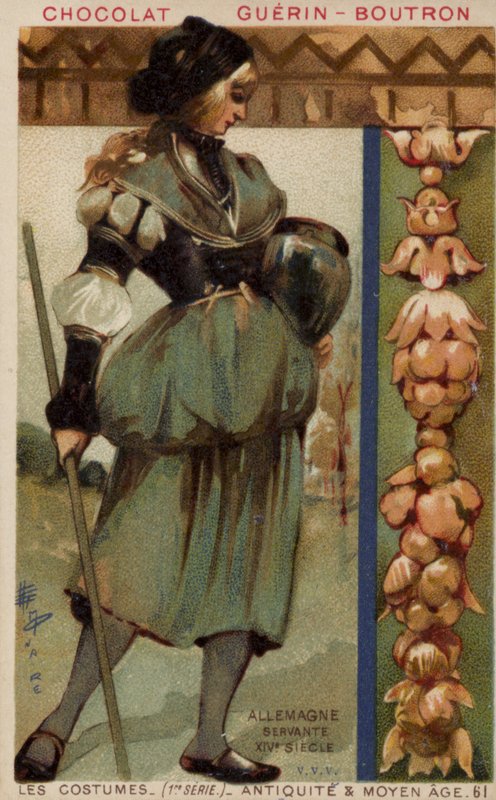 Saksalainen piika, 1300-luku tekijältä French School