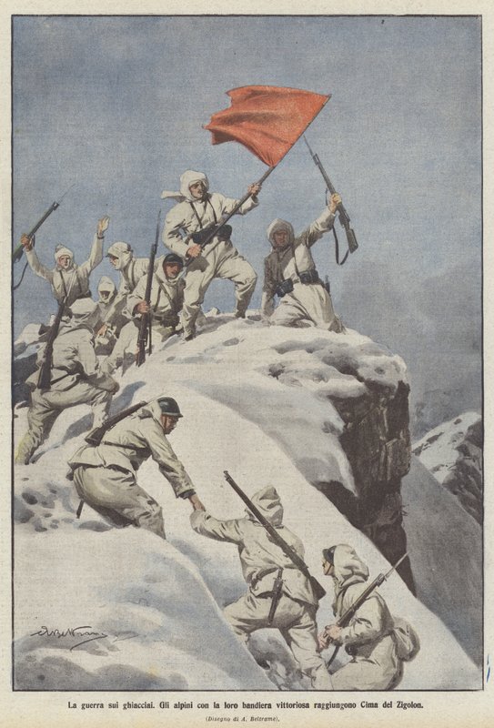 Sota jäätiköillä tekijältä Achille Beltrame