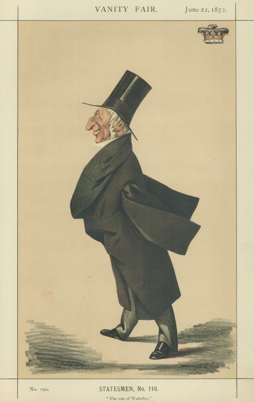 Sir Arthur Wellesley (väri litho) tekijältä Adriano Cecioni