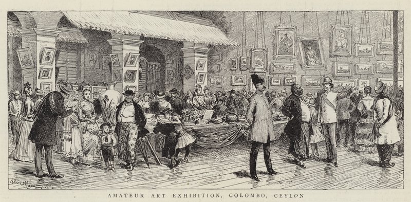 Amatööritaidenäyttely, Colombo, Ceylon tekijältä Adrien Emmanuel Marie