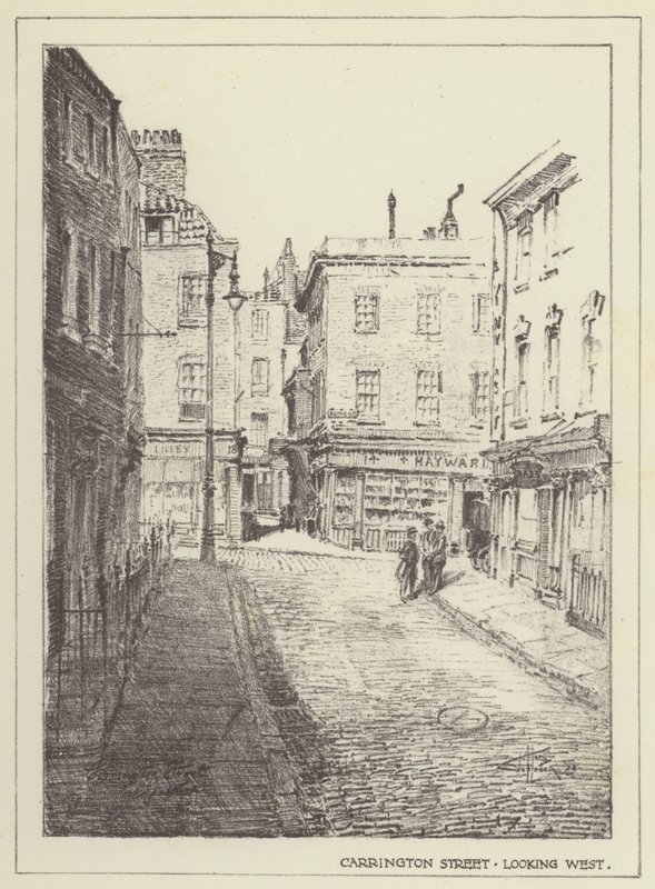 Carrington Street, katsoen länteen tekijältä Alan Stapleton