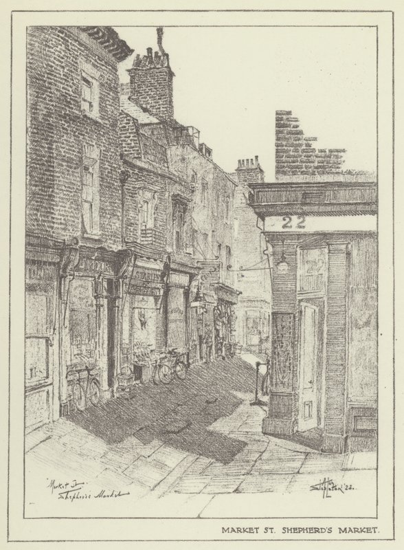 Market Street, Shepherds Market tekijältä Alan Stapleton