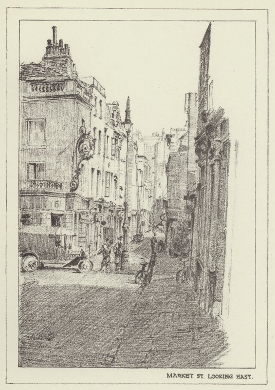 Market Street, katsoen itään tekijältä Alan Stapleton