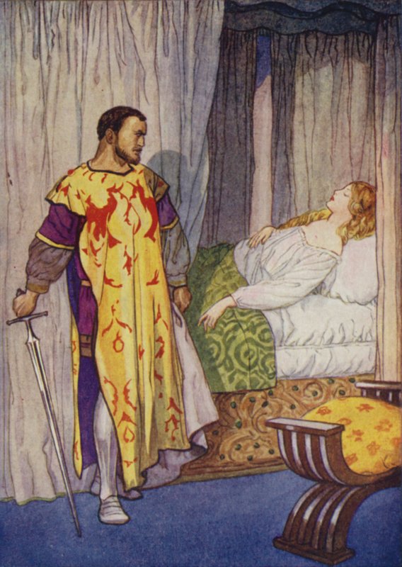 Shakespeare: Othello (väri litho) tekijältä Albert Edward Jackson