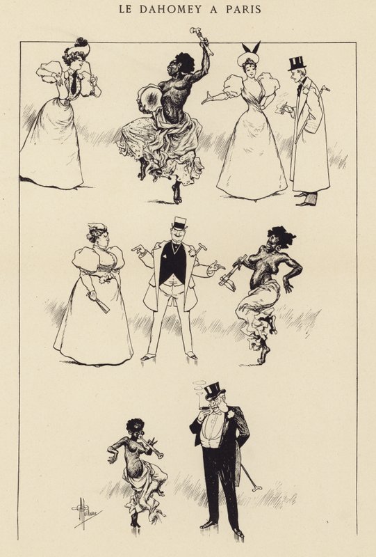 Dahomey Pariisissa tekijältä Albert Guillaume