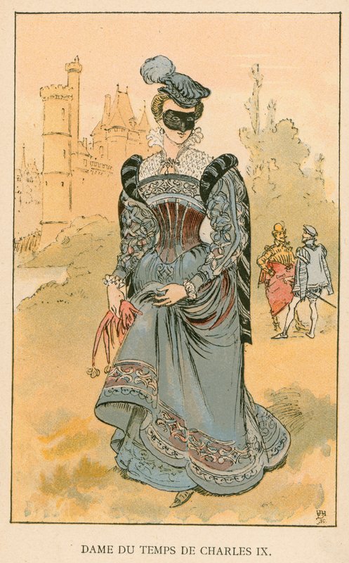 Dame du Temps de Charles IX tekijältä Albert Robida