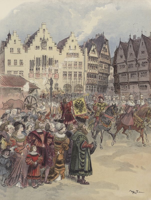 Imperiumin vaalit (28.6.1519) tekijältä Albert Robida