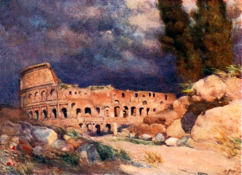 Colosseum myrskyssä tekijältä Alberto Pisa