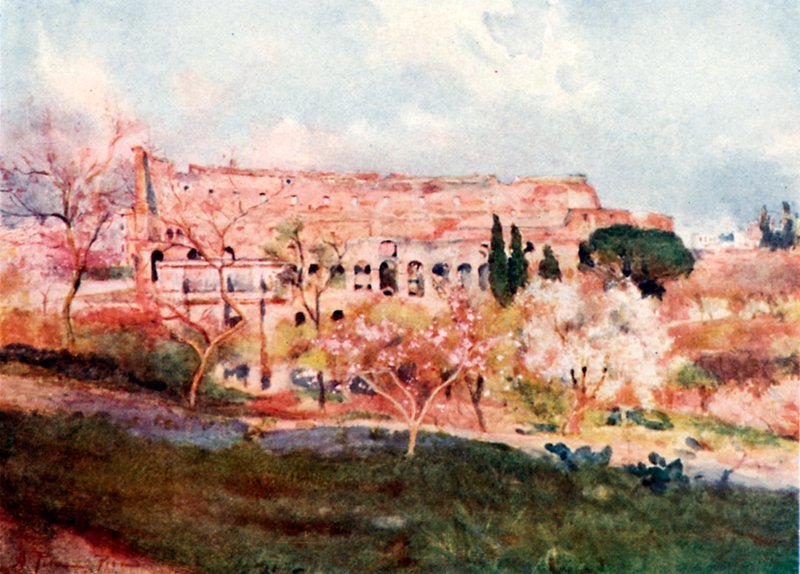Colosseum kevätpäivänä tekijältä Alberto Pisa