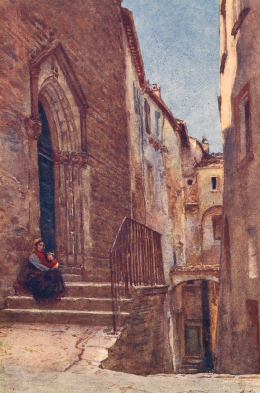 Vicolo S Agnese, Perugia (värilitro). tekijältä Alberto Pisa