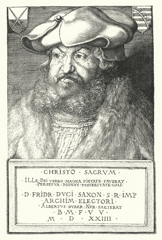 Frederick III, Saksin vaaliruhtinas tekijältä Albrecht Dürer