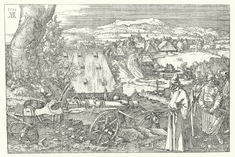 Nürnbergin tykki tekijältä Albrecht Dürer