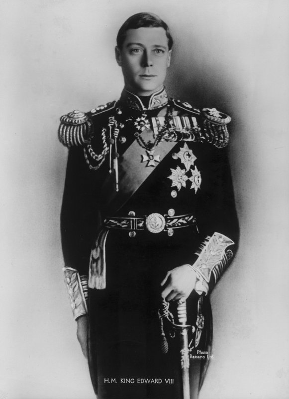 Kuningas Edward VIII (m/w kuva) tekijältä Alexander Bassano
