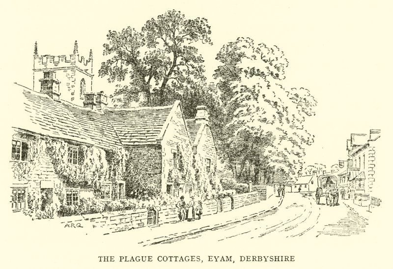 The Plague Cottages, Eyam, Derbyshire tekijältä Alfred Robert Quinton