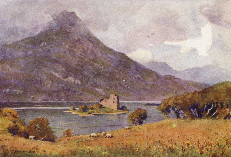 Ballynahinchin linna, Connemara tekijältä Alfred Heaton Cooper