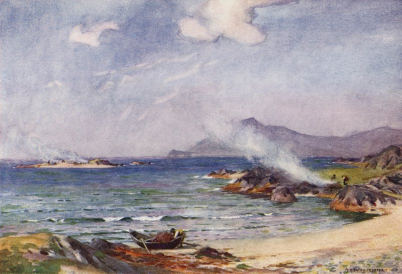 Kelp Burning, Renvyle tekijältä Alfred Heaton Cooper