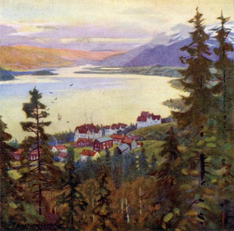 Lake and Village of Are tekijältä Alfred Heaton Cooper