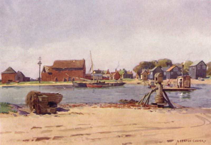 Walberswickin lautta, Suffolk tekijältä Alfred Heaton Cooper