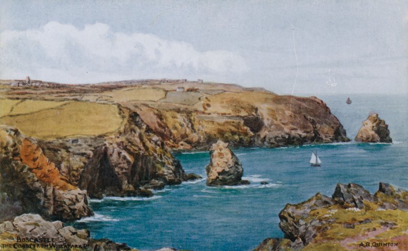 Boscastle, rannikko Willaparkista P tekijältä Alfred Robert Quinton