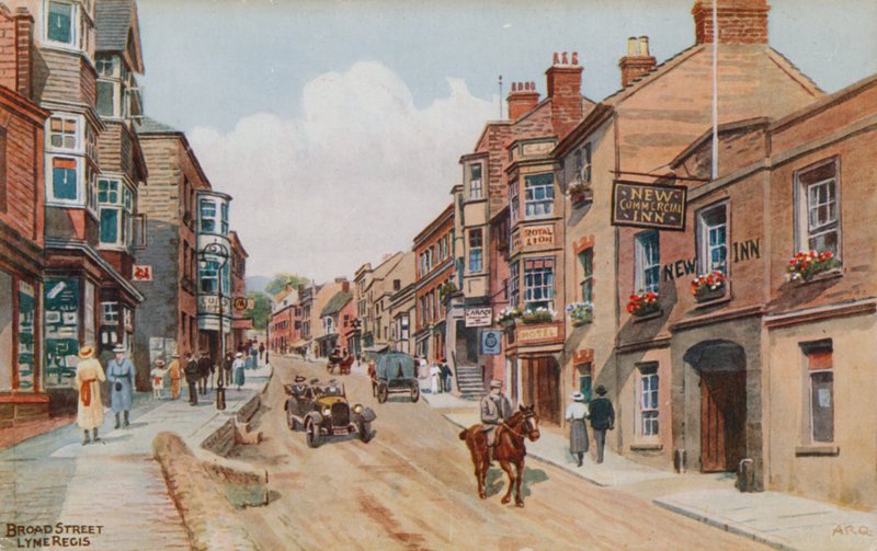 Broad Street, Lyme Regis tekijältä Alfred Robert Quinton