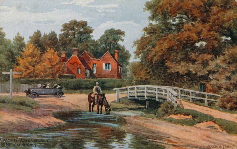 Brockley Water Splash, Brockenhurst tekijältä Alfred Robert Quinton