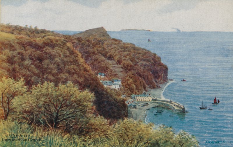 Clovelly Hobby Drivesta (väri litho) tekijältä Alfred Robert Quinton