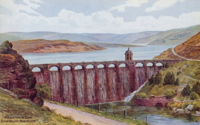 Craig Gochin pato, Elan Valley, Rhayader tekijältä Alfred Robert Quinton