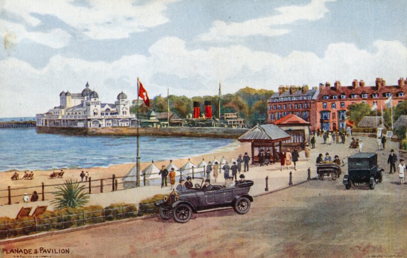 Esplanadi ja paviljonki, Weymouth tekijältä Alfred Robert Quinton