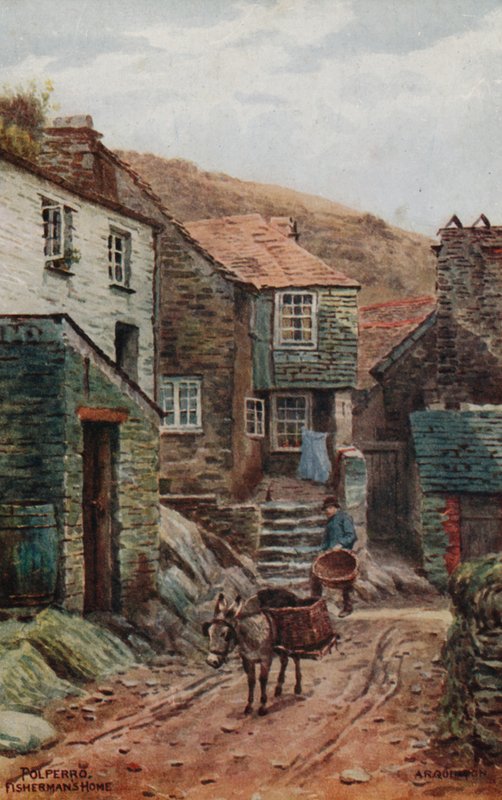 Kalastajan koti, Polperro tekijältä Alfred Robert Quinton