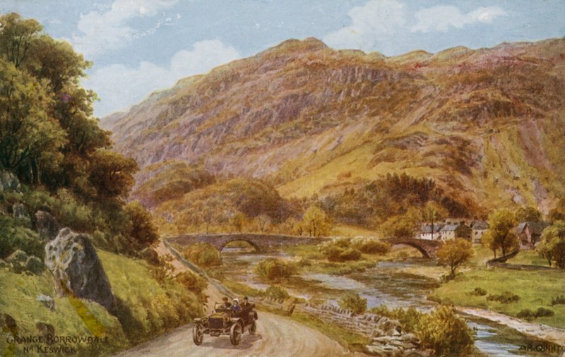 Grange Borrowdale lähellä Keswickiä tekijältä Alfred Robert Quinton