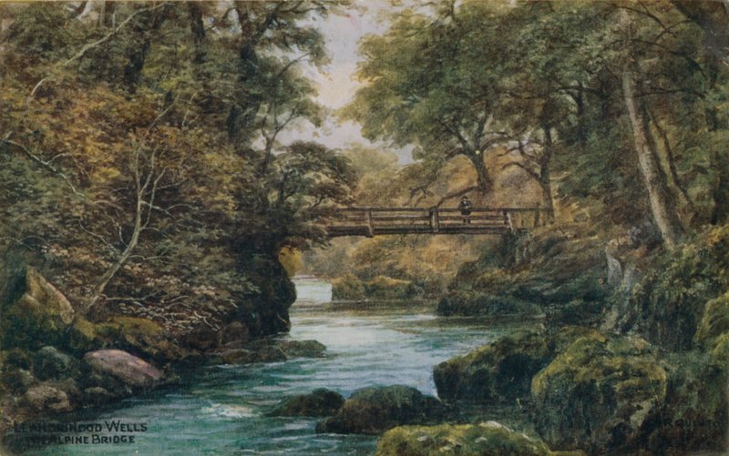 Llandrindod Wells, The Alpine Bridge (Alppisilta) tekijältä Alfred Robert Quinton