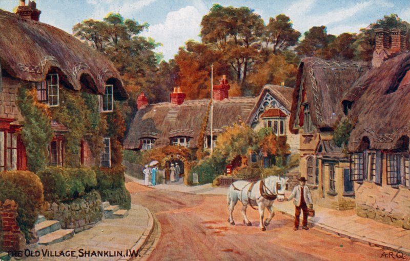Old Village, Shanklin, Wightin saari tekijältä Alfred Robert Quinton