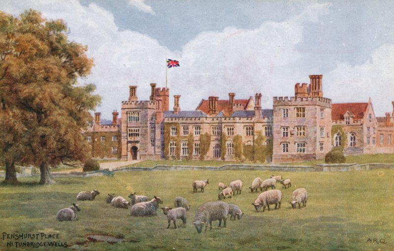 Penshurst Place, lähellä Tunbridge Wellsiä tekijältä Alfred Robert Quinton